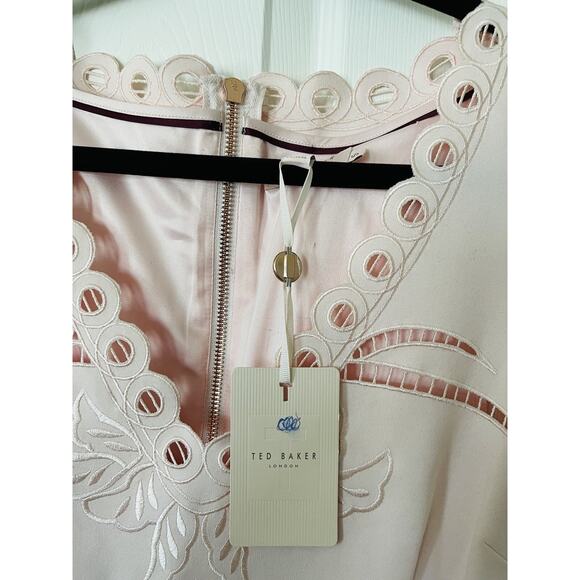 NWT Ted Baker Pink Dress with Pockets - 5/ US 12 - Picture 2 of 8